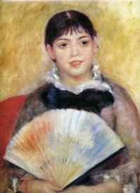 Pierre-Auguste Renoir - Girl With Fan