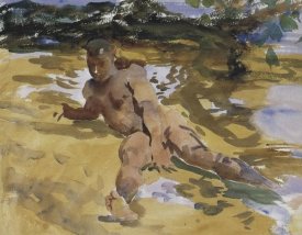 John Singer Sargent - Figure on a Beach, Florida, 1917