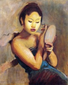 John Singer Sargent - Javanese Girl at her Toilet, 1889