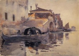 John Singer Sargent - Ponte Panada Fondamenta Nuove, 1880-81