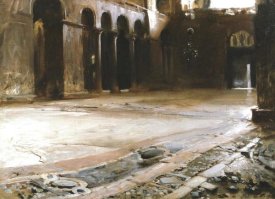 John Singer Sargent - The Pavement of Saint Marks, 1898