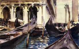 John Singer Sargent - The Piazzetta, Venice, 1904