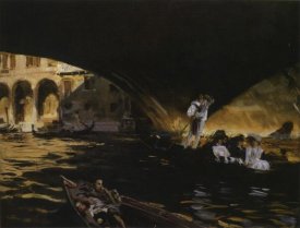 John Singer Sargent - Under the Rialto Bridge, 1909