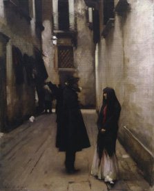 John Singer Sargent - Venetian Street, 1880