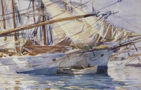 John Singer Sargent - Yachts at Anchor, Palma de Majorca, 1912