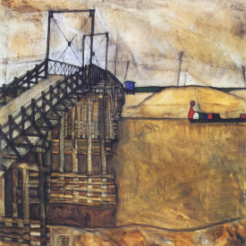 Egon Schiele - The Bridge