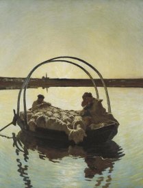 Giovanni Segantini - Ave Maria Crossing The Lake