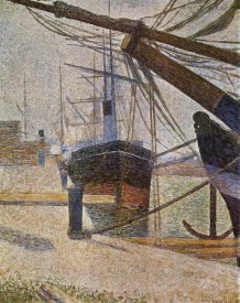 Georges Seurat - Dockside At Honfleur