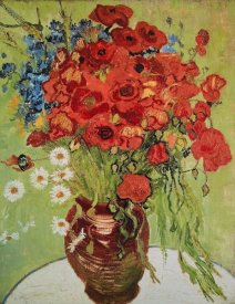 Vincent Van Gogh - Marguerites et coquelicots
