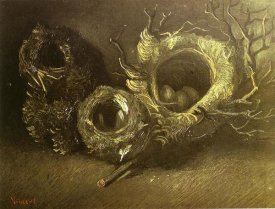 Vincent Van Gogh - Still Life With Three Birds Nests