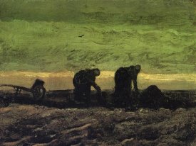 Vincent Van Gogh - Two Peasant Women In Peat Field