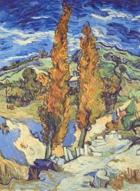 Vincent Van Gogh - Two Poplars On Road