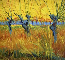 Vincent Van Gogh - Willows At Sunset