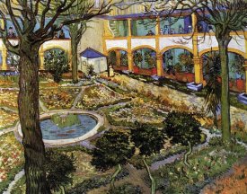 Vincent Van Gogh - Courtyard Hospital Arles