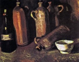 Vincent Van Gogh - Four Stone Bottles Flask