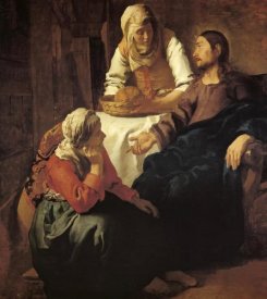 Johannes Vermeer - Christ In The House Of Mary And Martha