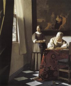 Johannes Vermeer - The Letter