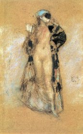 James McNeill Whistler - A Masked Woman 1888