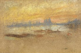James McNeill Whistler - Sunset Red And Gold Salute 1880