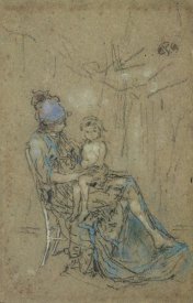 James McNeill Whistler - The Purple Cap 1890s