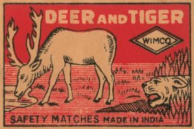 Phillumenart - Deer and Tiger Safety Matches