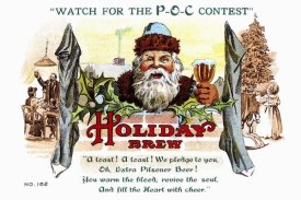 Vintage Booze Labels - Holiday Brew