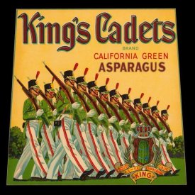 Retrolabel - King's Cadets California Green Asparagus