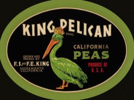 Retrolabel - King Pelican California Peas