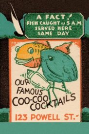 Vintage Booze Labels - Our Famous Coo-Coo Cocktails