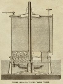 Inventions - Collin's Improved Turbine Water Wheel