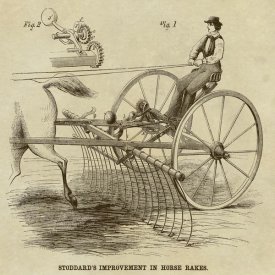 Inventions - Stoddard's Improvement in Horse Rakes