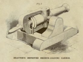 Inventions - Brayton's Improved Breech-loading Cannon