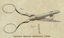 Inventions - Fearing Improved Button-hole Cutter