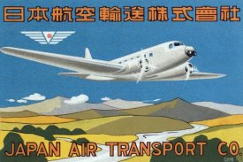 Retrotravel - Japan Air Transport Label