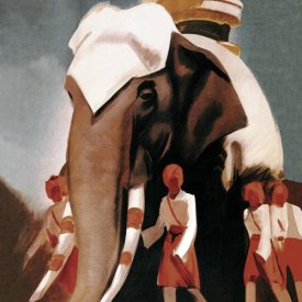 Vintage Elephant - Lloyd Triestino Espresso Itali India