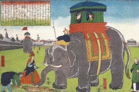Vintage Elephant - Elephant Taking a Lunch Break