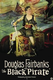 Unknown 20th Century American Illustrator - Movie Poster: Douglas Fairbanks - The Black Pirate