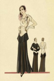 Vintage Fashion - Eveningwear in Black and White