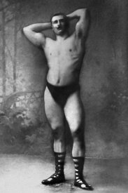 Vintage Muscle Men - Hands Behind Head Flex