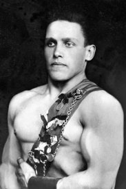 Vintage Wrestler - Russian Wrestler with Medals