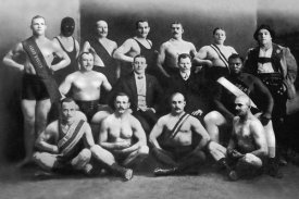 Vintage Wrestler - Team of Champion Russian Wrestlers