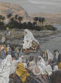 James Tissot - Jesus Sits by the Seashore and Preaches, The Life of Our Lord Jesus Christ, 1886-1894