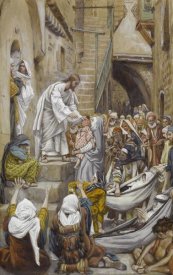 James Tissot - All the City Was Gathered at His Door, The Life of Our Lord Jesus Christ, 1886-1894
