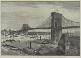 Charles Graham - The New York and Brooklyn Suspension Bridge from the Brooklyn Side, late 1800's