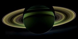 NASA - The dark side of Saturn viewed from Cassini, December 18, 2012