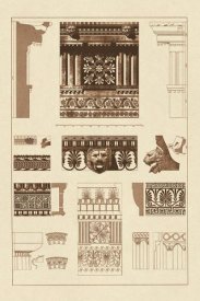 J. Buhlmann - Entablatures, Terracottas and Cymas