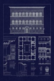 J. Buhlmann - Palazzo Strozzi at Florence (Blueprint)