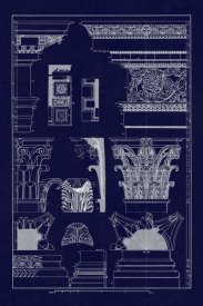 J. Buhlmann - Entablatures, Capitals and Bases (Blueprint)