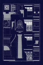 J. Buhlmann - Details of the Parthenon at Athens (Blueprint)