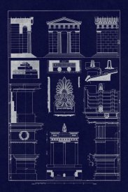 J. Buhlmann - Temple of Diana, Monument of Thrasyllus (Blueprint)